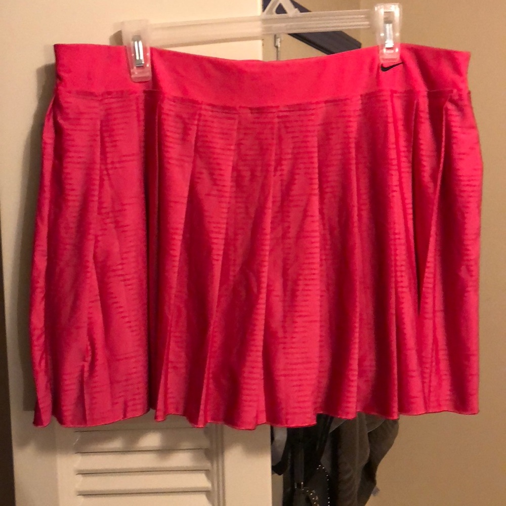Nike Pink Pleated Tennis Skort